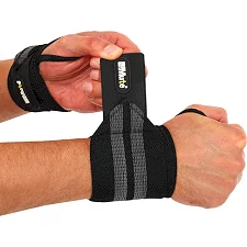 Кистевые бинты STRENGTH WRIST WRAPS MUTE MT-9188-3 2штуки (Черный)