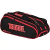 Теннисная сумка на 6 ракеток TELOON TS18001 74x24x33см (Черный-оранжевый)