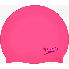 Детская плавательная шапка Speedo PLAIN MOUD SILC CAP JF/JM/JU розовый OSFM