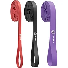 Резиновые петли для тренировок U-POWEX UP_1073 набор 3шт. Red/Black/Purple (4,5-39kg)