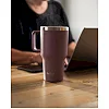 Термостакан (изолированная чашка) Bohtal с ручкой из нержавеющей стали Tumbler Plum 900 ml