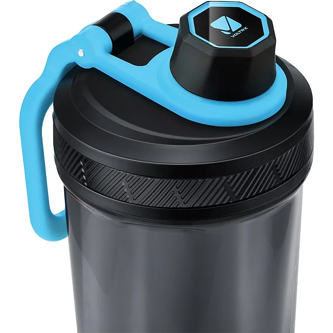 Шейкер спортивный электрический VOLTRX Gallium 700 мл. Tritan Blue