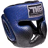 Тренировочный шлем для бокса кожа TOP KING Super Star TKHGSS-01 (Синий)