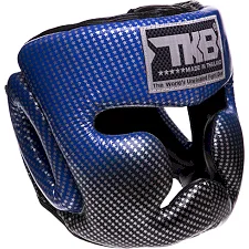 Тренировочный шлем для бокса кожа TOP KING Super Star TKHGSS-01 (Синий)