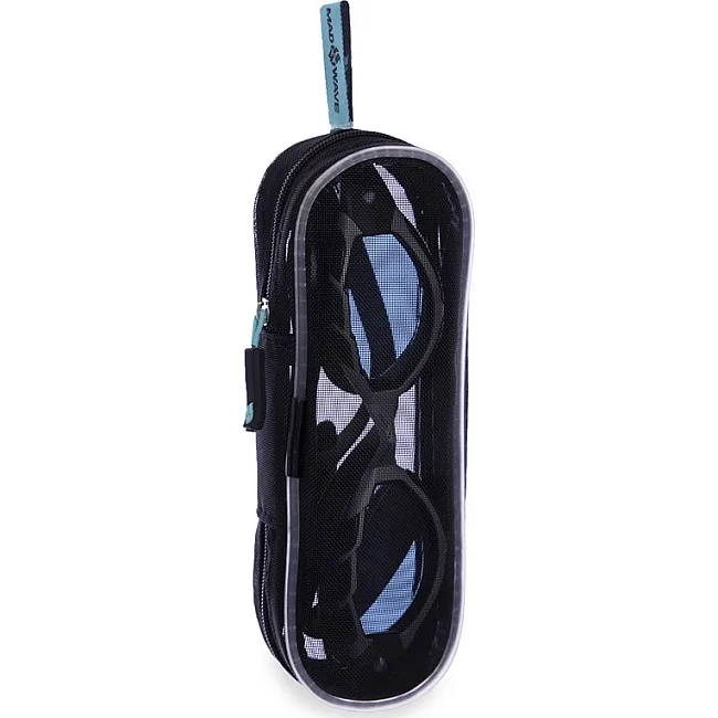 Очки для плавания взрослые MADWAVE
 SHARK M043107 (Черный)