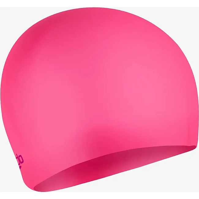 Детская плавательная шапка Speedo PLAIN MOUD SILC CAP JF/JM/JU розовый OSFM