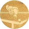 Жетон-наклейка на медаль на кубок ø25мм SP-SPORT Більярд 25-0021 (Золотий)