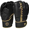 Перчатки для ММА RDX F6 KARA Matte Golden