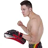 Лапа боксерская изогнутая тренировочная удлиненная кожа TWINS

 PML21 33x20x12см 1штука (Белый)