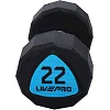Гантелі професійні
 з поліуретановим покриттям LiveUp LP8003-22 2шт по 22кг