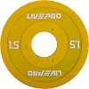 Диск для штанги полиуретановый
 LiveUp LP8028-1_5 ø50мм 1,5кг