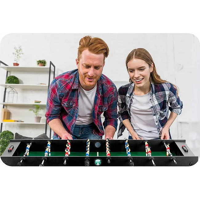 Настільний футбол Neo-Sport NS-803, 121 x 61 x 80 см - чорний