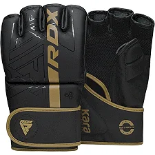 Перчатки для ММА RDX F6 KARA Matte Golden