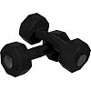 Гантели для фитнеса пластиковые Champion TA-9820-2 2шт 2кг (Черный)