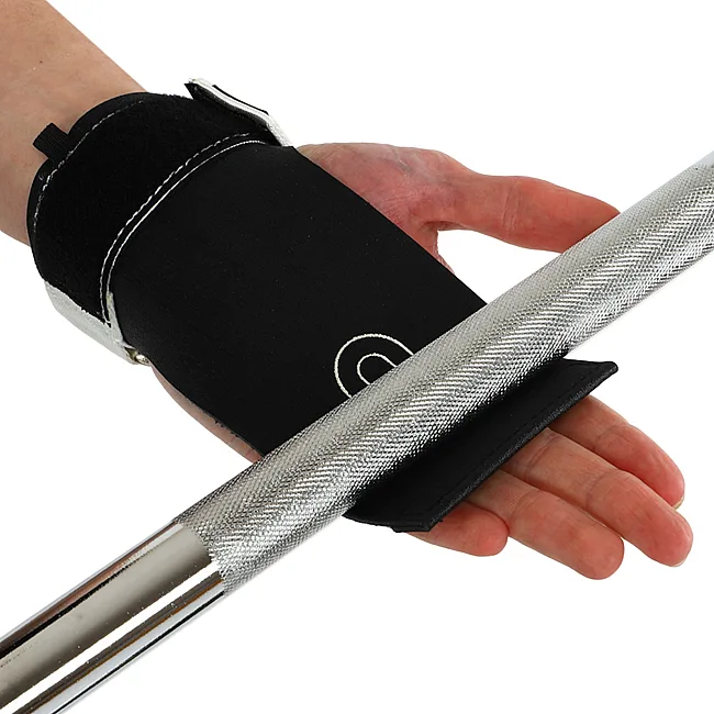 Накладки для подтягивания и тяги HAND GRIPS STRONG FRICTION EZOUS D-12 2шт (Черный-белый)