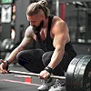 Лямки для тяги RDX S4 Gym Cotton Gel Straps Blue Plus
