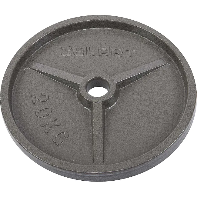 Блины диски стальные окрашенные ZELART
 TA-7792-20 52мм 20кг