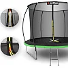 Батут OUTTEC Pumpkin с внутренней сеткой 12 футов 374 см черно-зеленый