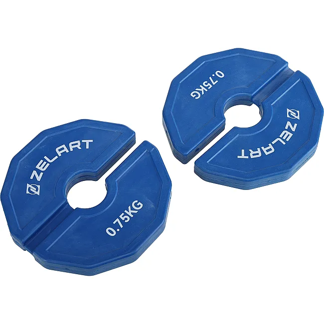 Блины диски сменные резиновые Rubber Change Plates ZELART
 TA-1692-0_75 0,75кг