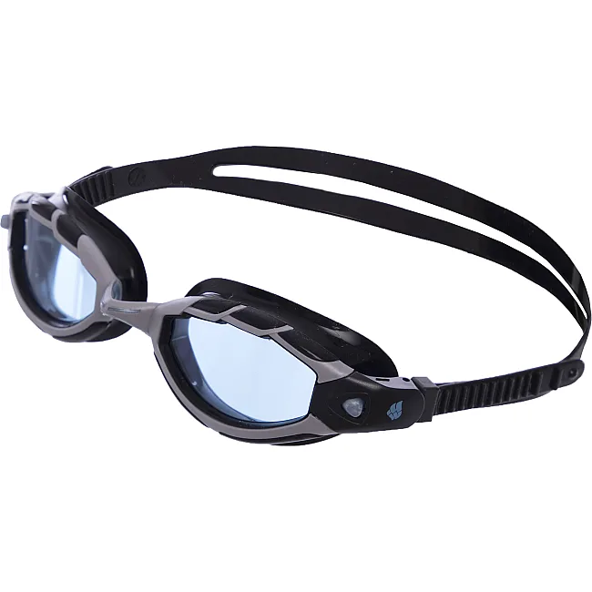 Очки для плавания взрослые MADWAVE
 SHARK M043107 (Черный)