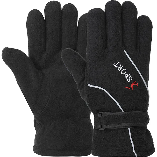 Спортивные теплые перчатки на меху
 SP-SPORT

 BC-8564 (Черный)