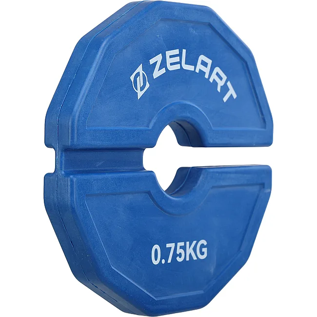 Блины диски сменные резиновые Rubber Change Plates ZELART
 TA-1692-0_75 0,75кг
