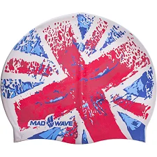 Шапочка для бассейна силиконовая для взрослых MADWAVE UK M055515