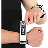 Накладки для подтягивания и тяги HAND GRIPS STRONG FRICTION EZOUS D-12 2шт (Черный-белый)