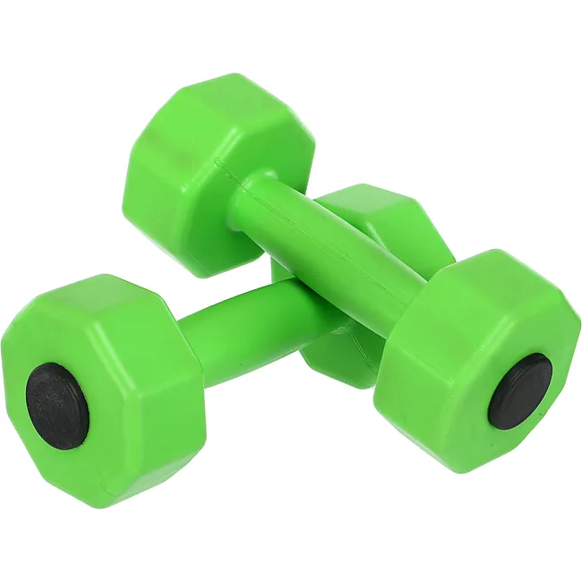 Гантели для фитнеса пластиковые Champion TA-9820-2 2шт 2кг (Розовый)