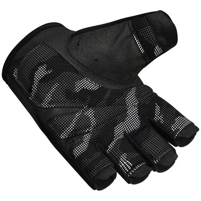Перчатки для фитнеса RDX T2 Half Black PLUS