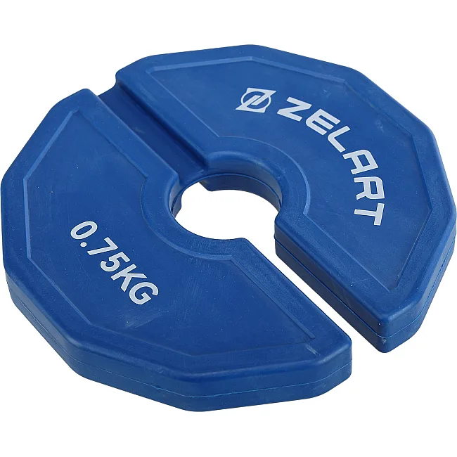 Блины диски сменные резиновые Rubber Change Plates ZELART
 TA-1692-0_75 0,75кг