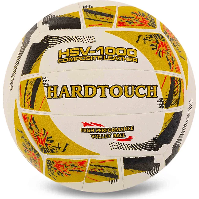 Волейбольний м'яч Compite шкіра HARD TOUCH HSV-1000 VB-4058 №5 (Білий-чорний)