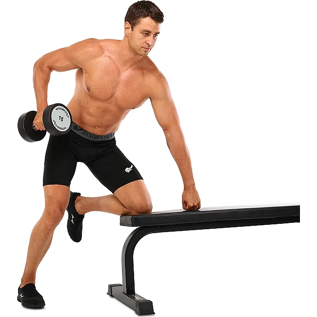 Распродажа! Гантель профессиональная с полиуретановым покрытием TECHNOGYM TG-1834-15 1шт 15кг