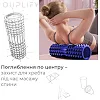 Массажный ролик (роллер) PowerPlay 4406 EVA Massage Roller Синий (45x12см.)