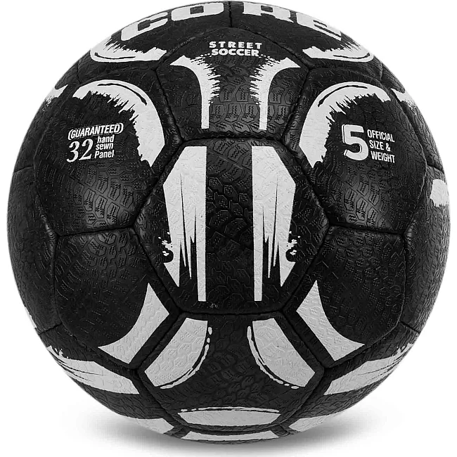 Футбольний м'яч для вулиці CORE STREET SOCCER №5 FB-7943 (Чорний-білий)