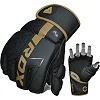Перчатки для ММА RDX F6 KARA Matte Golden
