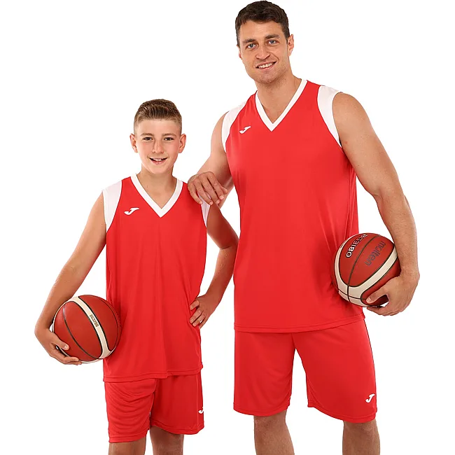 Баскетбольная форма
 майка и шорты JOMA

 FINAL II 102849-602 5XS-XXL (Красный-белый)