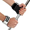 Накладки для подтягивания и тяги HAND GRIPS STRONG FRICTION EZOUS D-12 2шт (Черный-белый)