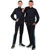 Спортивный костюм детский кофта на молнии и брюки LIDONG LD-6805T (Темно-синий-голубой)