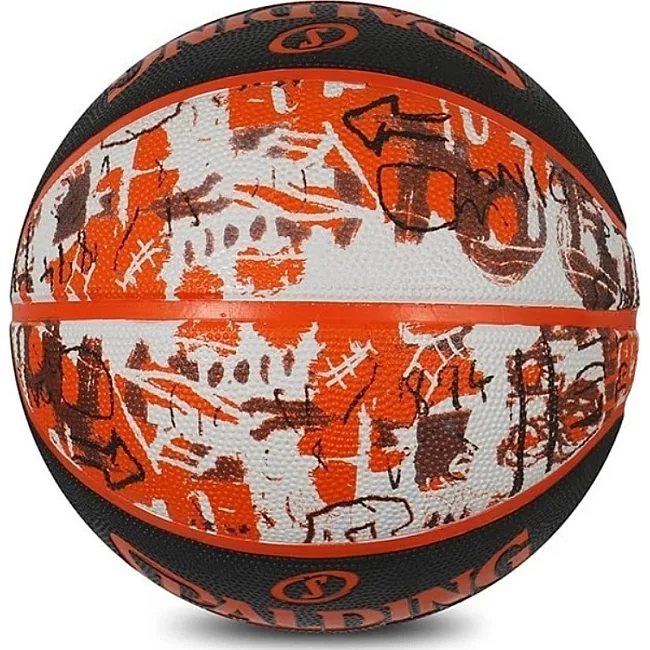 Мяч баскетбольный SPALDING Graffitti Ball оранжевый 7