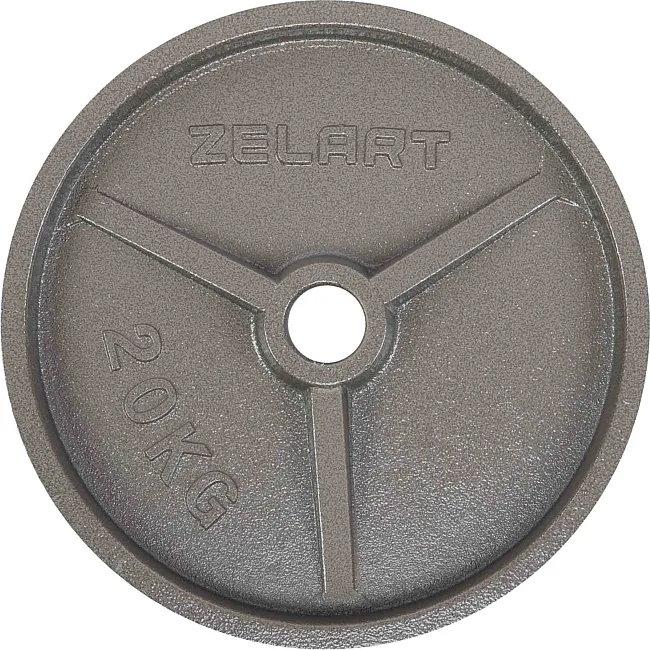 Блины диски стальные окрашенные ZELART
 TA-7792-20 52мм 20кг