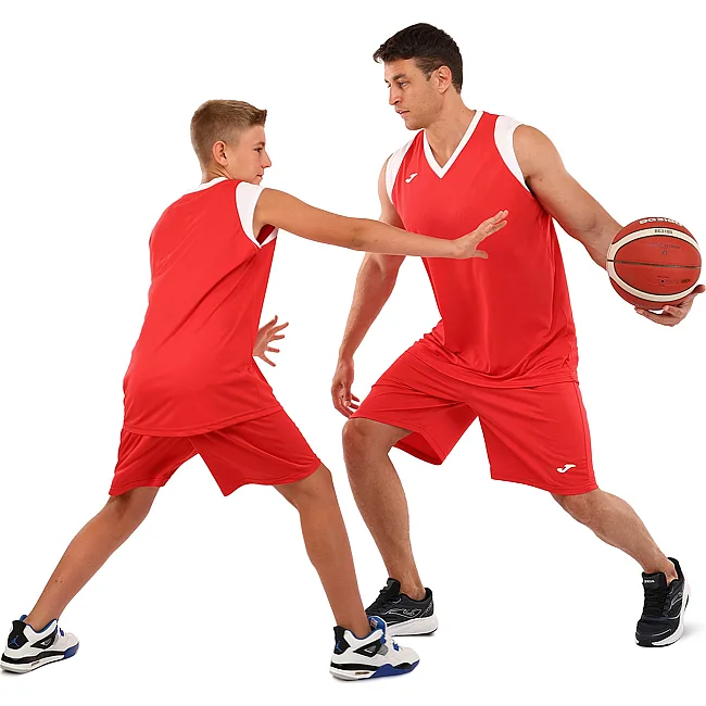 Баскетбольная форма
 майка и шорты JOMA

 FINAL II 102849-602 5XS-XXL (Красный-белый)