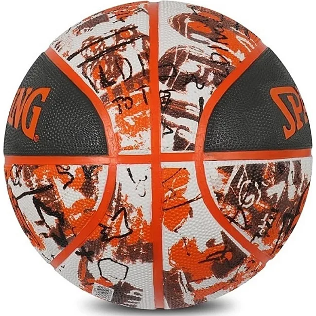 Мяч баскетбольный SPALDING Graffitti Ball оранжевый 7