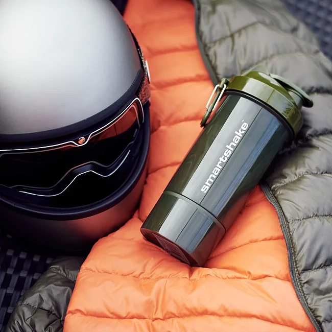 Спортивний шейкер SMARTSHAKE Original2GO One 800ml Army Green