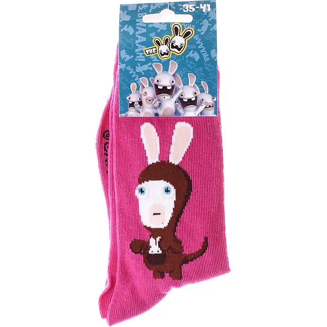 Носки LAPINS CRETINS LAPIN EN COSTUME KANGOUROU женские арт 13849251-8
