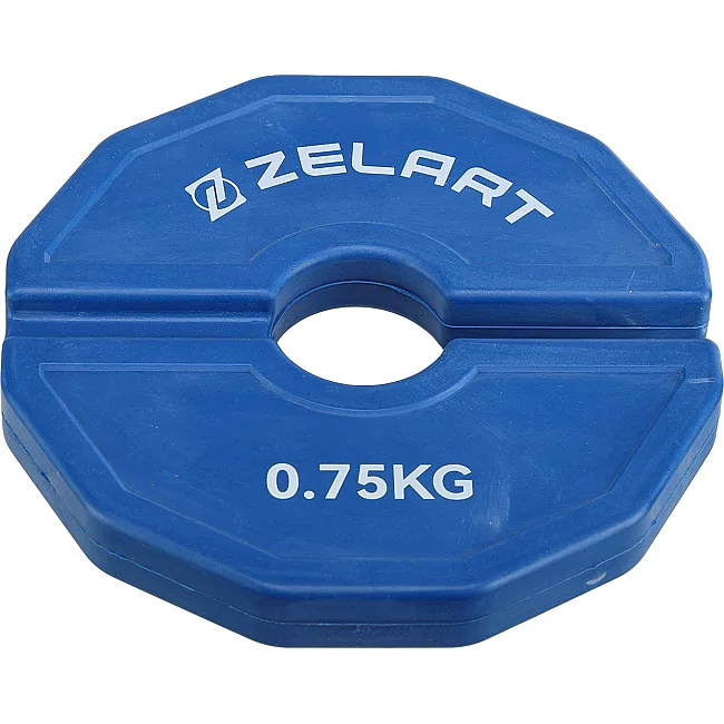 Блины диски сменные резиновые Rubber Change Plates ZELART
 TA-1692-0_75 0,75кг