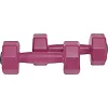 Гантели для фитнеса пластиковые Champion TA-9820-2 2шт 2кг (Розовый)