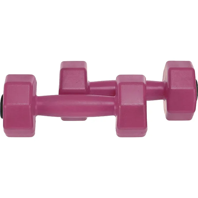 Гантели для фитнеса пластиковые Champion TA-9820-2 2шт 2кг (Розовый)