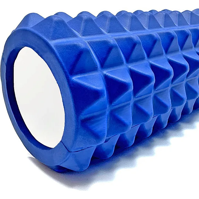 Массажный ролик (роллер) PowerPlay 4406 EVA Massage Roller Синий (45x12см.)