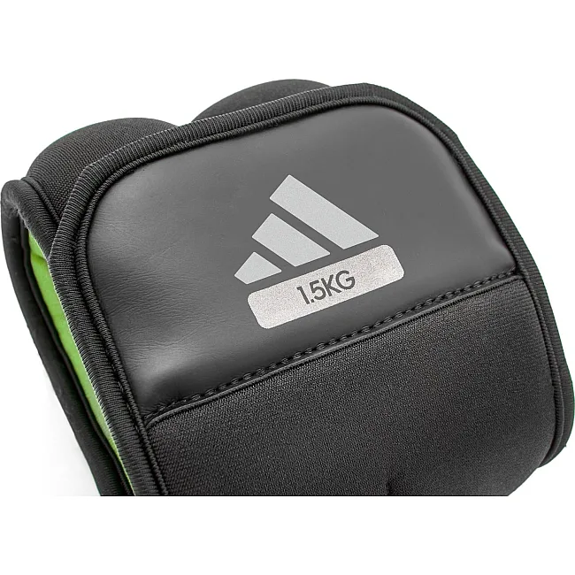 Обважнювачі для щиколотки/зап'ястя Adidas Ankle/Wrist Weights чорний, зелений 1.5 кг